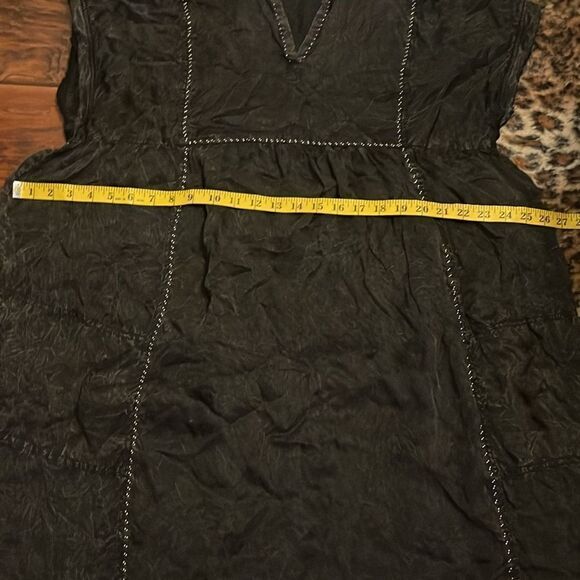 Zadig & Voltaire Rastana Black Distressed Detailed Dress Minimalist Pockets - Picture 10 of 16
